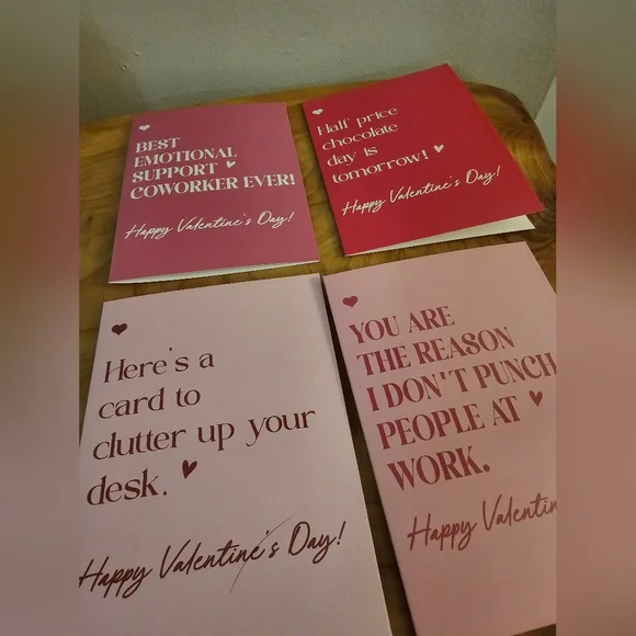 Valentine's Day Co-Worker Greeting Cards - Picture 4 of 4